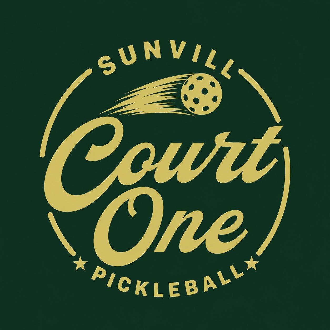 SunVill Court One Pickleball logo